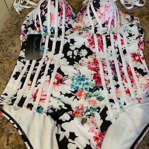 Floral Women’s Swimsuit Size 12
